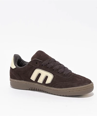 etnies Locut Brown & Bone Skate Shoes