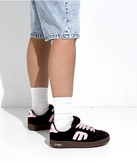 etnies Locut Brown & Pink Skate Shoes