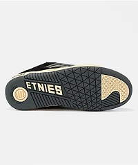 etnies Locut Triple Tongue Black & White Skate Shoes