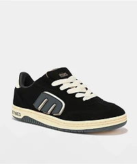 etnies Locut Triple Tongue Black & White Skate Shoes
