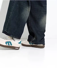 etnies Locut Triple Tongue Tan Skate Shoes