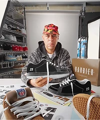 etnies Sal 23 Black & White Skate Shoes