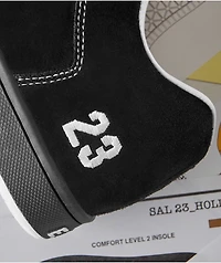 etnies Sal 23 Black & White Skate Shoes