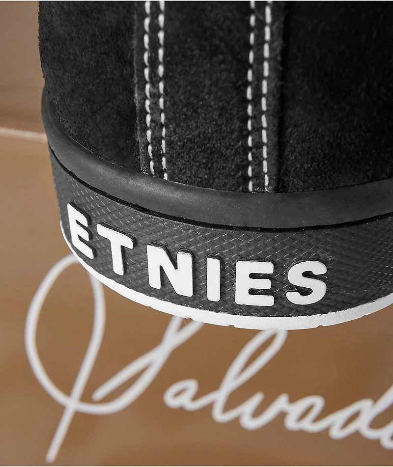 etnies Sal 23 Black & White Skate Shoes
