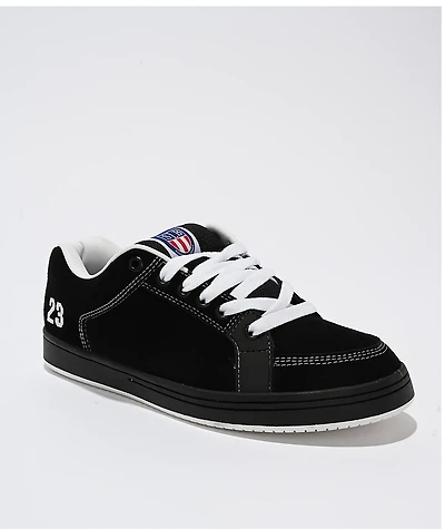 etnies Sal 23 Black & White Skate Shoes