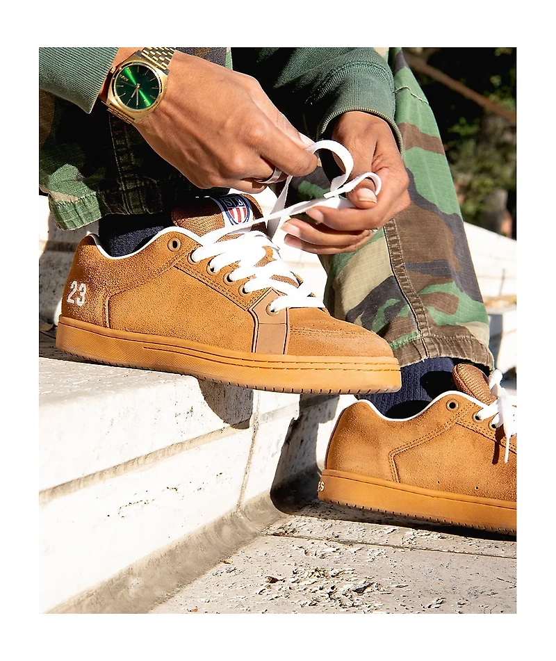 etnies Sal 23 Brown & Gum Skate Shoes