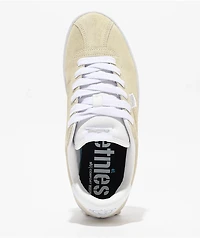 etnies Scam White Skate Shoes