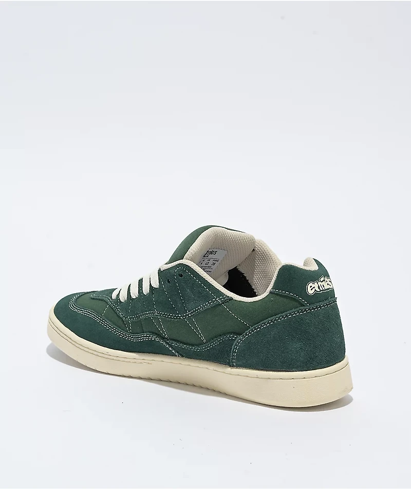 etnies Snake Green & White Skate Shoes