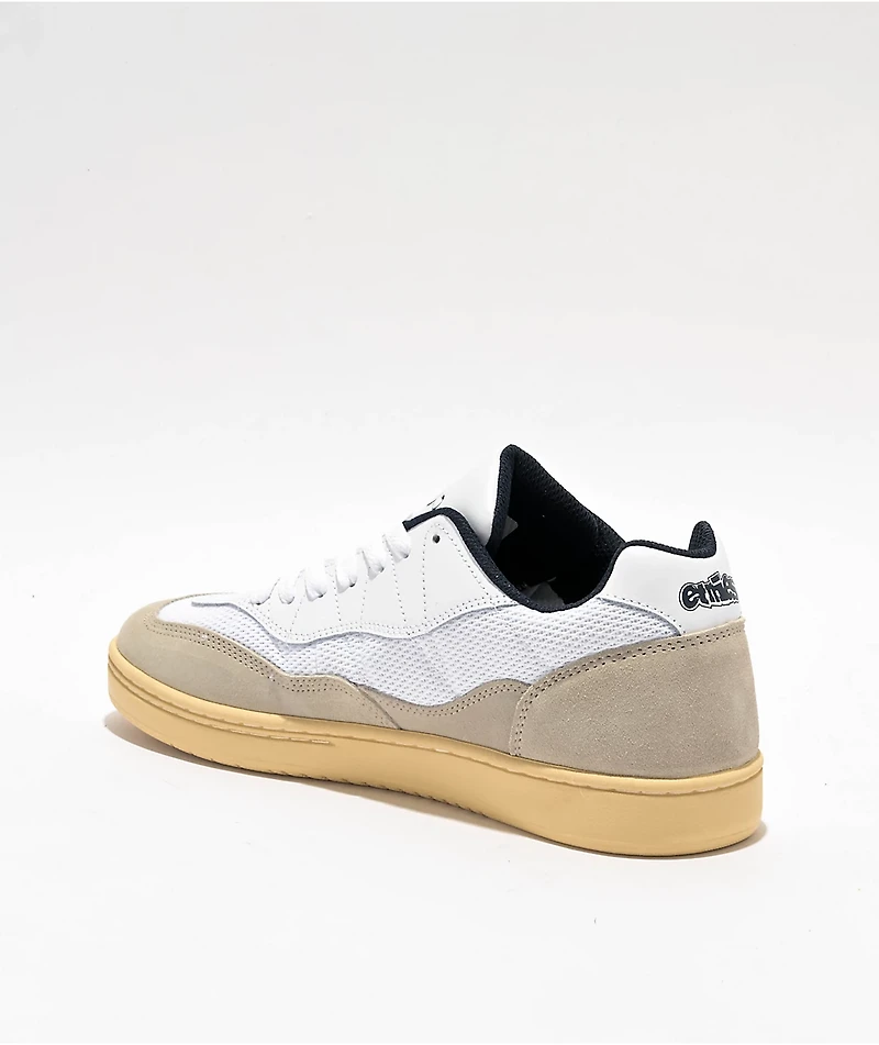 etnies Snake White & Navy Blue Skate Shoes