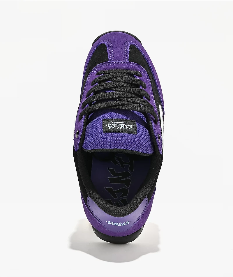etnies Werka Locut 2K Black & Purple Skate Shoes