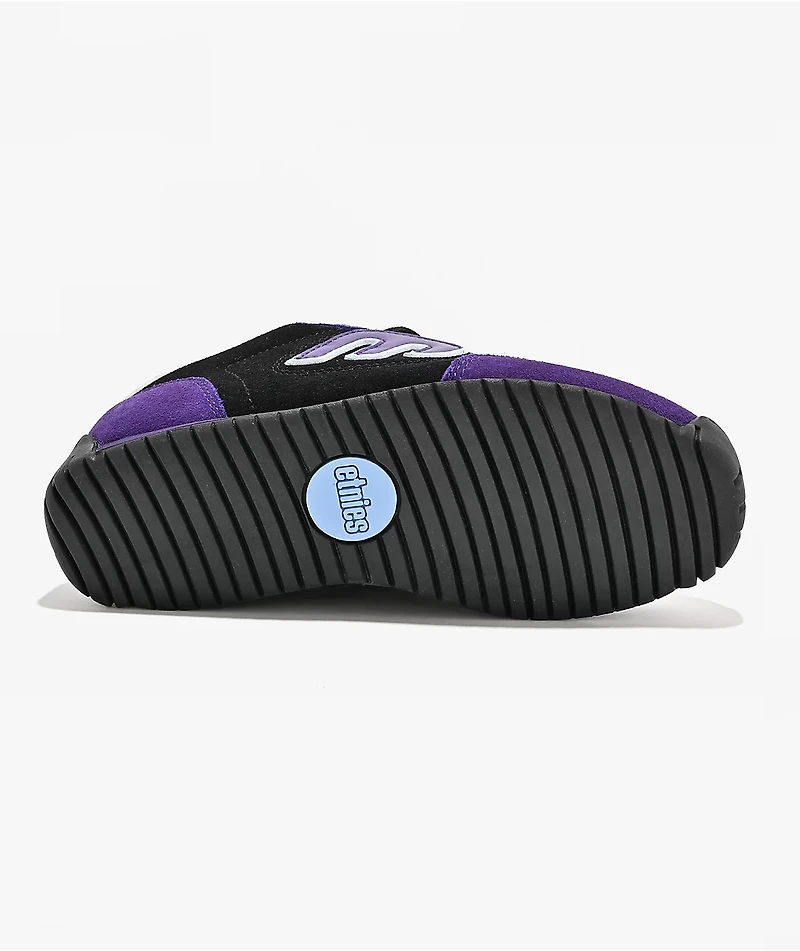 etnies Werka Locut 2K Black & Purple Skate Shoes