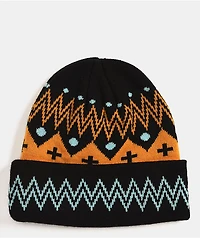 etnies x Apache Geometric Black Beanie