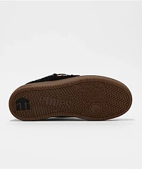 etnies x Apache Kids Marana Black & Gum Skate Shoes