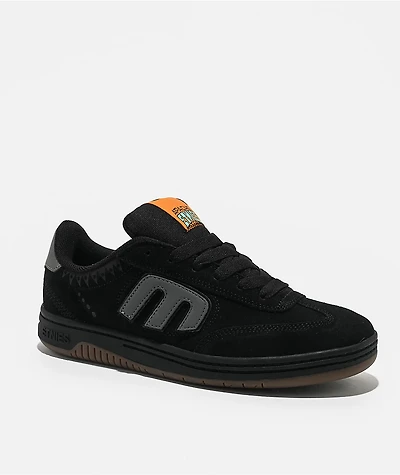 etnies x Apache Locut Black & Grey Skate Shoes