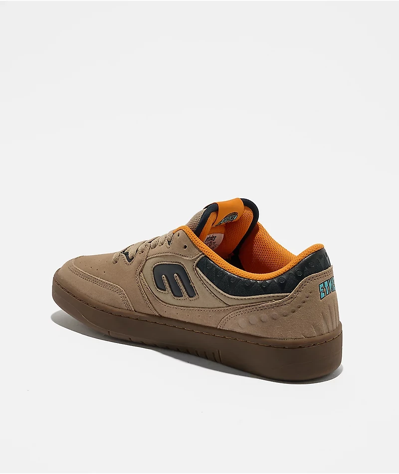 etnies x Apache Loot Tan & Gum Skate Shoes