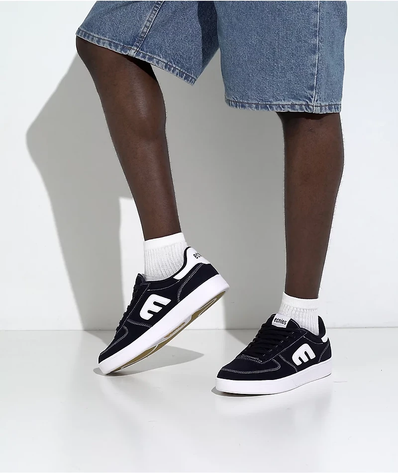 etnies x FOS Emerson Navy & White Skate Shoes