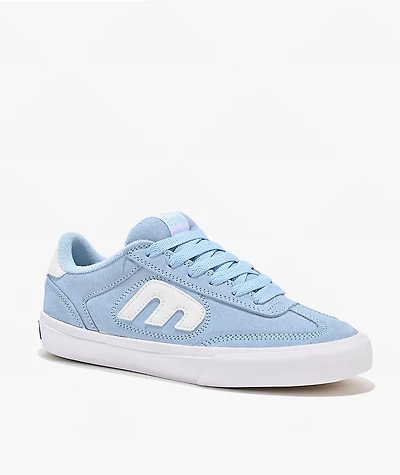 etnies x FOS Locut Vulc Light Blue Skate Shoes
