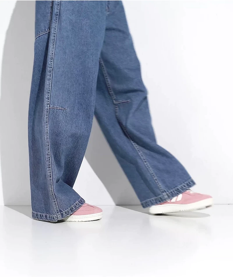 etnies x Keep A Breast Foundation Women's Locut Pink & White Skate Shoes