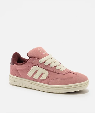 etnies x Keep A Breast Foundation Women's Locut Pink & White Skate Shoes