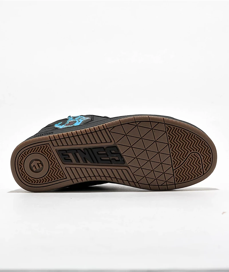 etnies x Santa Cruz Fader Dark Grey & Black Skate Shoes