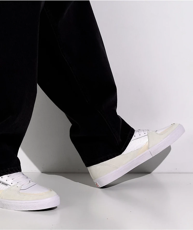 etnies x Sour Solution Screw Mid White Skate Shoes