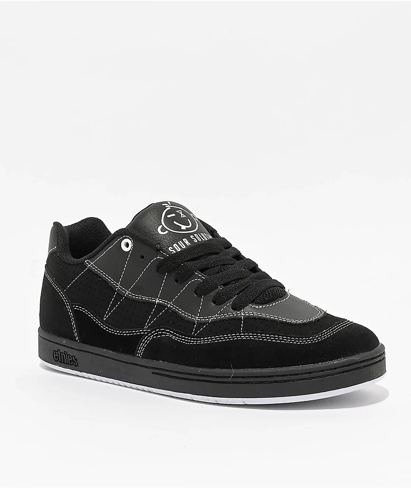 etnies x Sour Solution Snake Black Skate Shoes