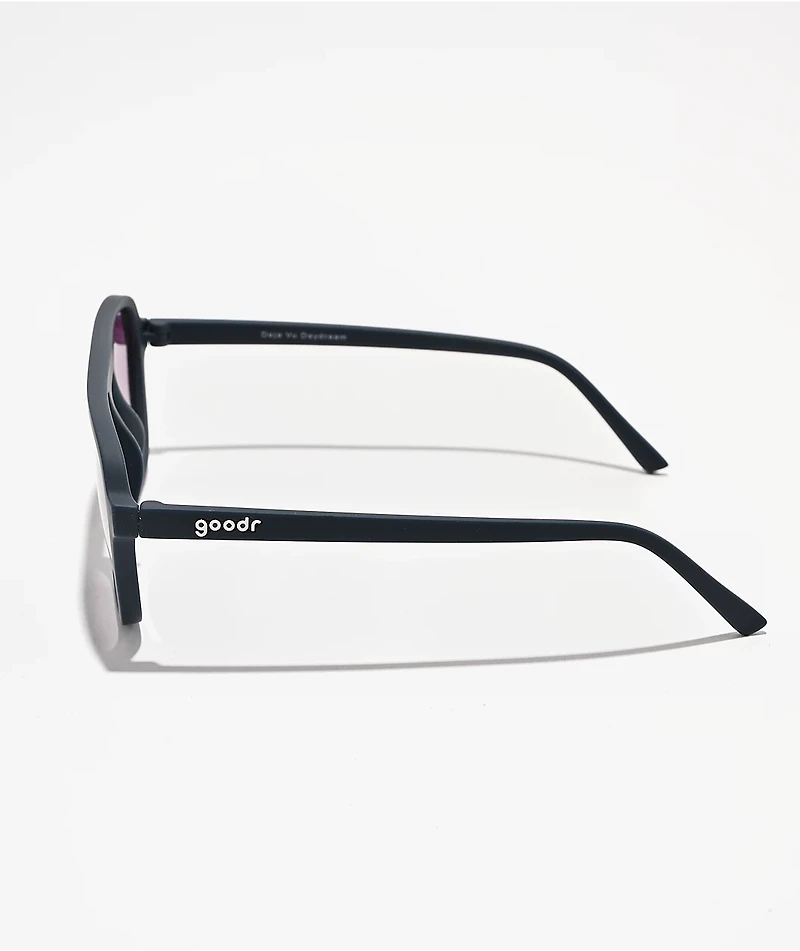 goodr Deja vu Daydream Dark Blue Polarized Sunglasses