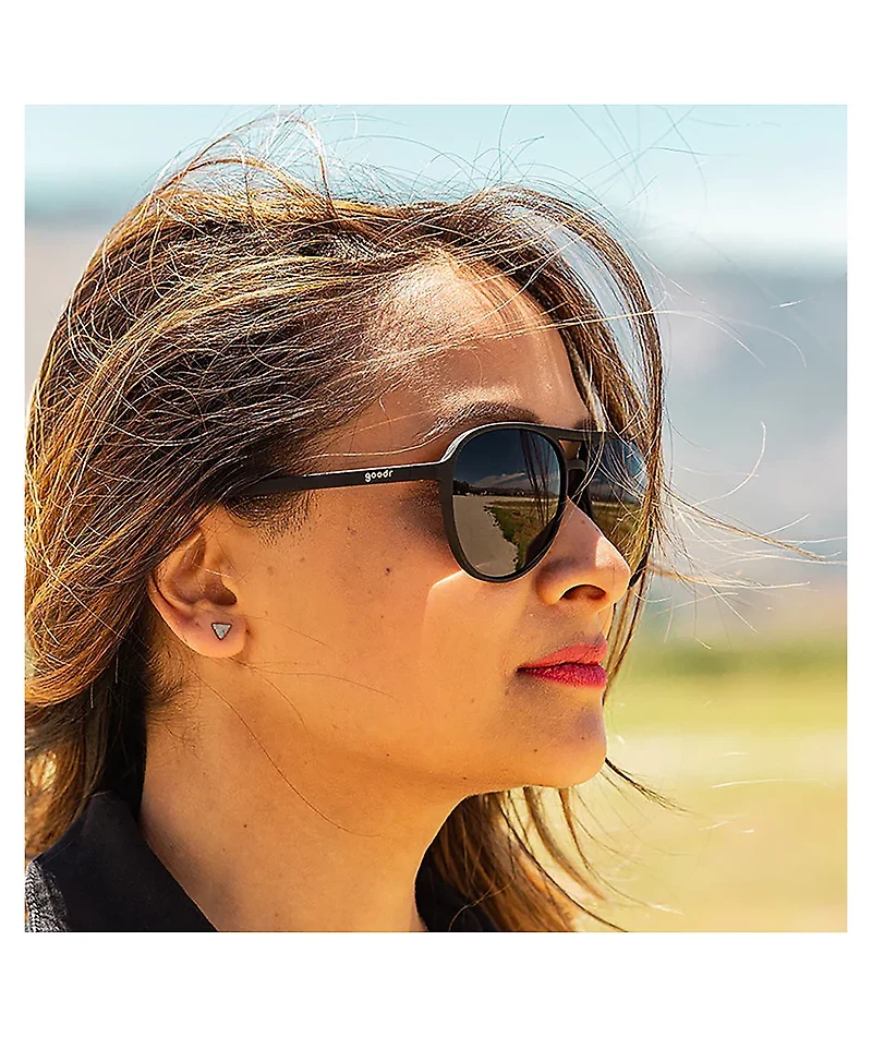 goodr Operation Blackout Black Polarized Sunglasses