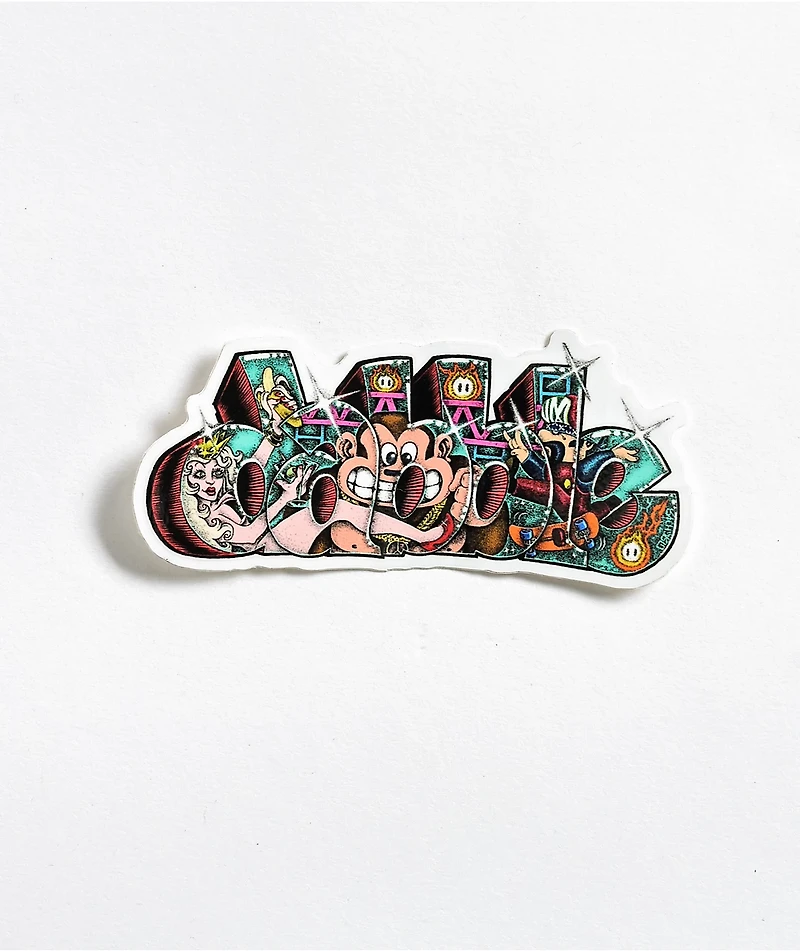 iDabble Multicolor Logo Sticker