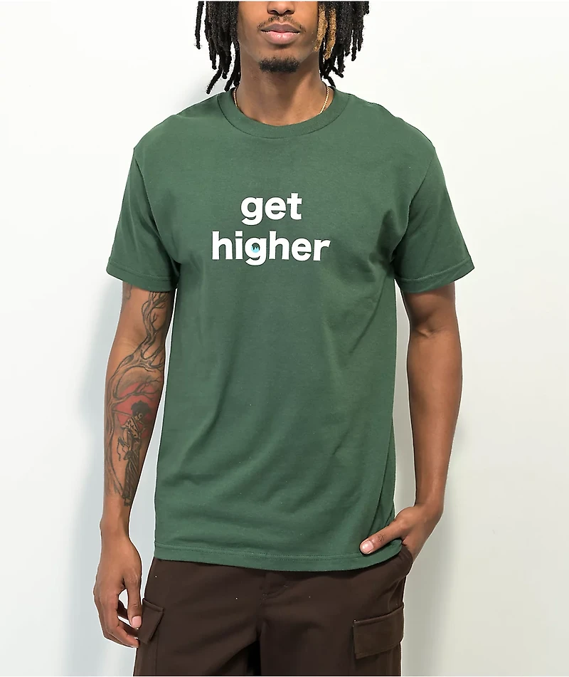 iDabble VM Get Higher Dark Green T-Shirt