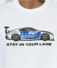 illest Stay Your Lane White T-Shirt