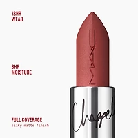 M·A·Cximal Silky Matte Viva Glam Lipstick In UnNatural Red Head