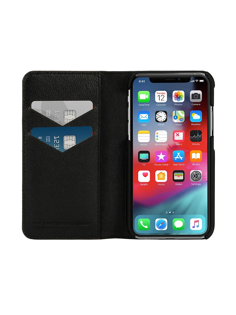 DIESEL 2-IN-1 FOLIO CASE FOR IPHONE XS & IPHONE X