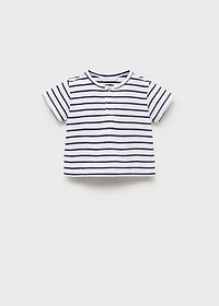 Striped cotton T-shirt
