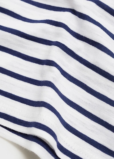 Striped cotton T-shirt
