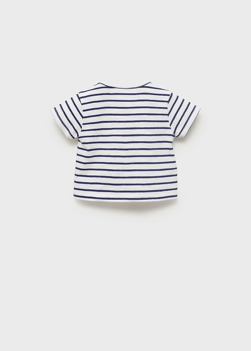 Striped cotton T-shirt