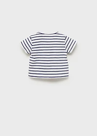 Striped cotton T-shirt