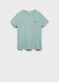 Short-sleeved printed t-shirt