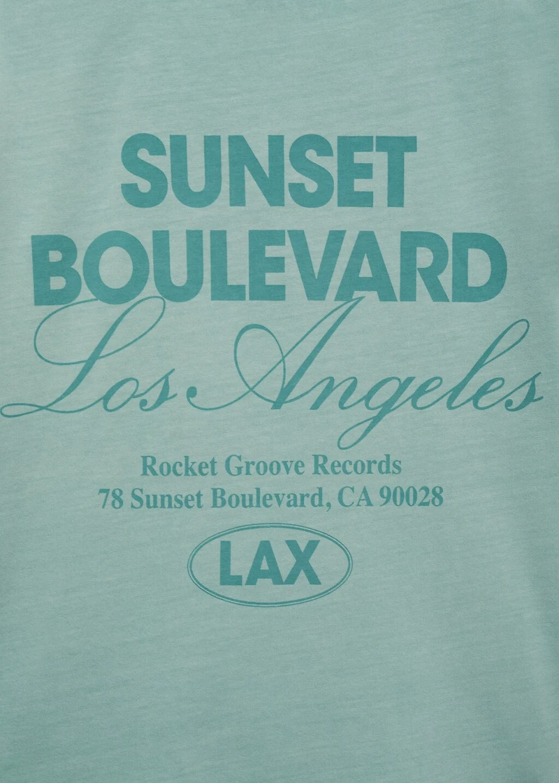 Short-sleeved printed t-shirt