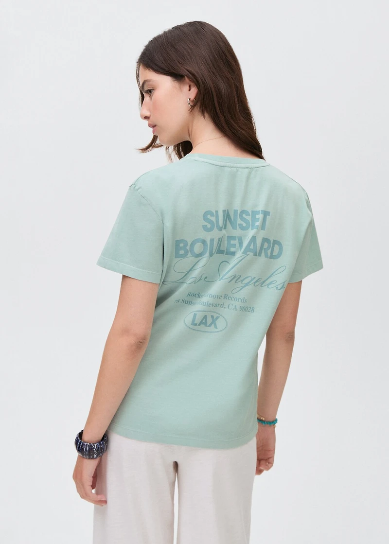 Short-sleeved printed t-shirt