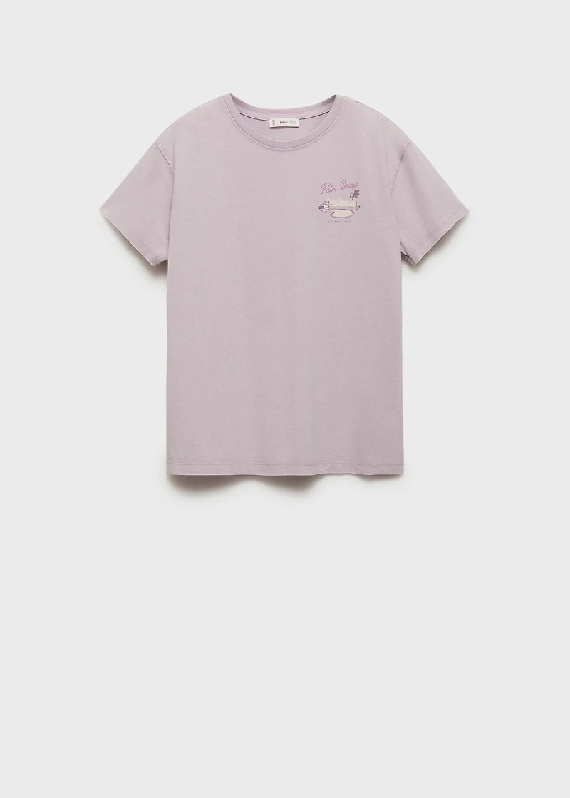 Short-sleeved printed t-shirt