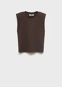Shoulder pad t-shirt
