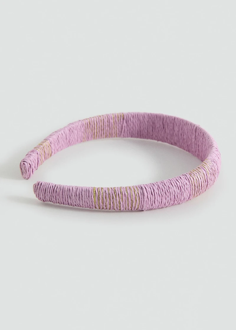 Raffia hairband