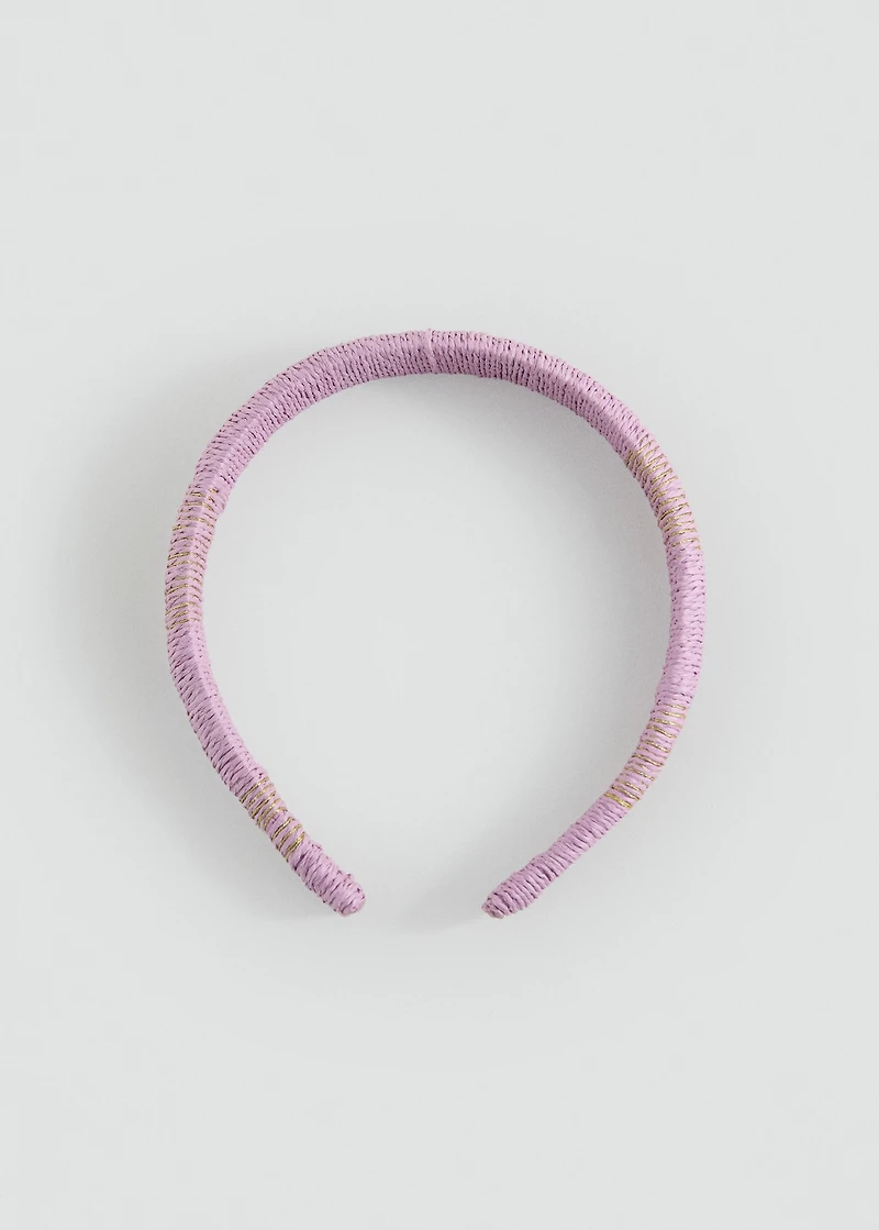 Raffia hairband