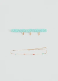 Combined necklace pack