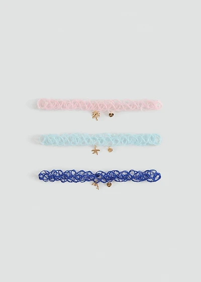 Pack of 3 chokers