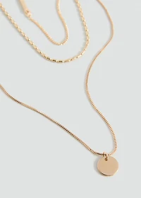 Triple chain necklace