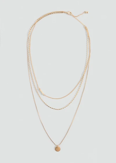 Triple chain necklace