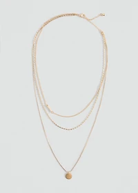 Triple chain necklace