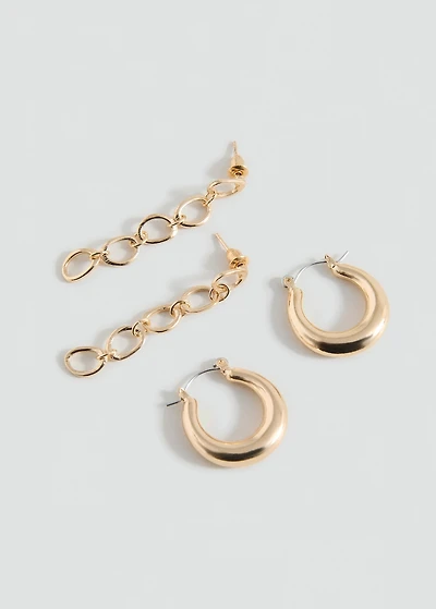 2-pack of earrings